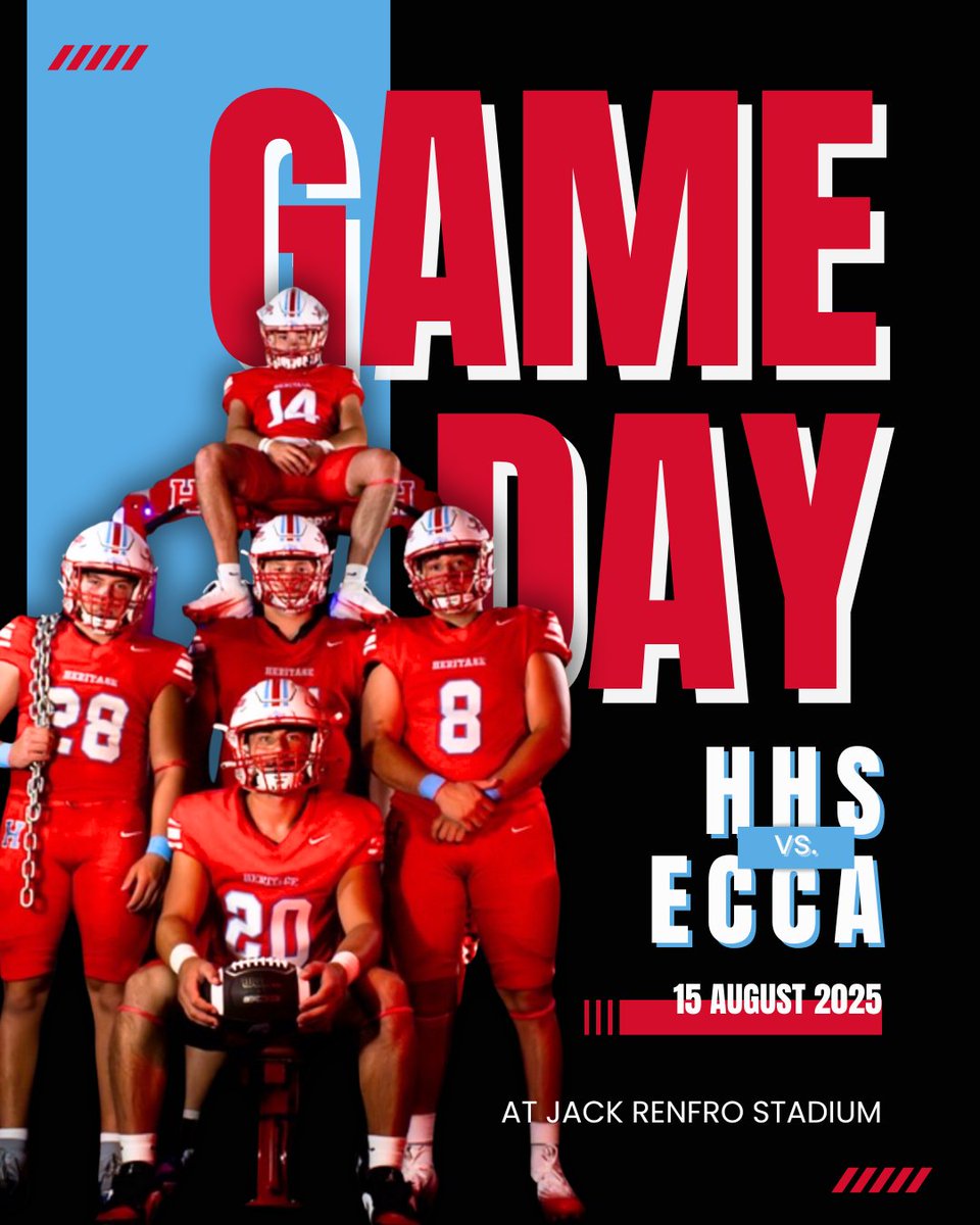 HHS_MNTNEER_FB's tweet image. 🏈Friday Night Lights are BACK! 🏈
Heritage hits the field for the first quarter of the Blount County Jamboree vs. ECCA ⚡
Kickoff at 7:00 PM — Let’s pack the stands and bring the Mountaineer energy! #hhsfootball #mountaineerfootballfamily #heritagefootballfamily #climb