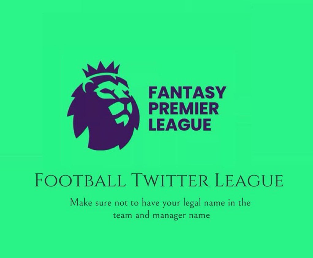 ππππ π΄π πππππππ (@hackangel0x11) on Twitter photo πβ½FREE $300 FPL CASH LEAGUEβ½π
Think youβre the FPL GOAT?π
Prove it & win!π΅
π° $300 Prize Pool
π₯ $150
π₯ $100
π₯ $50
How to Enterπ₯
β
Follow
π Like & Repost
π¬ Reply with your team name
Join π fantasy.premierleague.com/leagues/auto-jβ¦
Code: w4zxx6
πCrownβs up for grabs. Is it YOU? πβ½FREE $300 FPL CASH LEAGUEβ½π
Think youβre the FPL GOAT?π
Prove it & win!π΅
π° $300 Prize Pool
π₯ $150
π₯ $100
π₯ $50
How to Enterπ₯
β
Follow
π Like & Repost
π¬ Reply with your team name
Join π fantasy.premierleague.com/leagues/auto-jβ¦
Code: w4zxx6
πCrownβs up for grabs. Is it YOU?