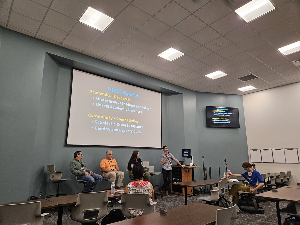 Enjoying a session on #esports at the <a href="/SeriousPlayConf/">Serious Play</a> on my campus at <a href="/FisherNews/">St. John Fisher University</a>