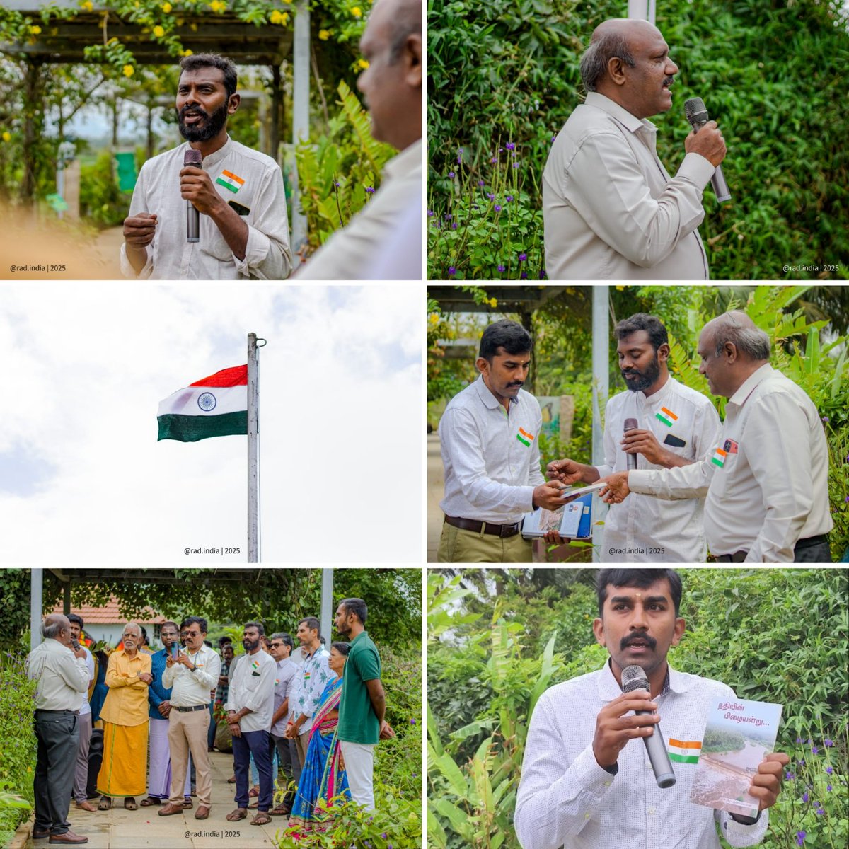 79'வது ஆண்டு சுதந்திர தின விழா இன்று வெள்ளலூர் குளக்கரையில் அமைந்துள்ள பட்டாம்பூச்சி பூங்காவில் தன்னார்வலர்கள் பொதுமக்கள் முன்னிலையில் நடைபெற்றது.  எழுத்தாளர், வரலாற்று ஆர்வலர் திரு. C.R.இளங்கோவன் அவர்கள், கொடியேற்றி நிகழ்ச்சியை சிறப்பித்தார்.

<a href="/KAmaippu/">Kovai Kulangal Padhukappu Amaippu</a>
#India #Independenceday