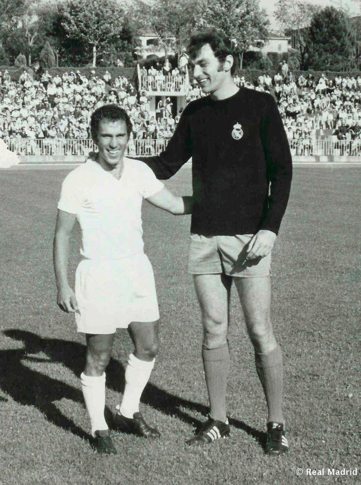 Iñaki Bustos (@inakibustos) on Twitter photo Los Capitanes del Real Madrid de fútbol y baloncesto, Amancio y Luyk, Leyendas del Real. 
#HalaMadrid ⚽️🏀 Los Capitanes del Real Madrid de fútbol y baloncesto, Amancio y Luyk, Leyendas del Real. 
#HalaMadrid ⚽️🏀