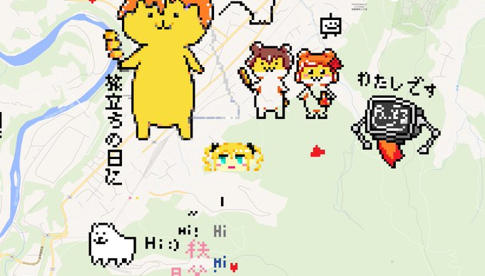 秩父市周辺がスカスカだったので… 