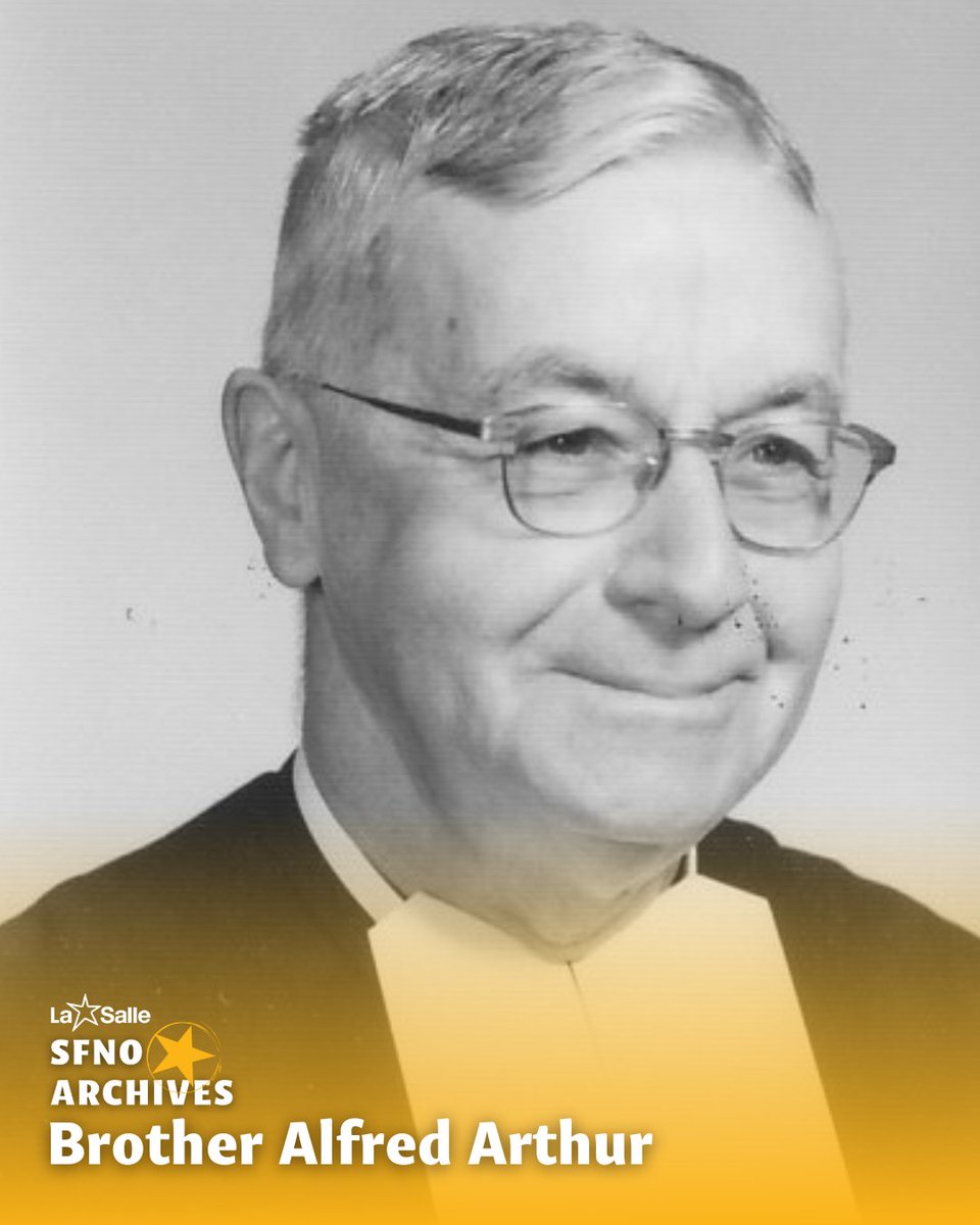 Br. Alfred was a Canadian Brother who taught in the New York District for nearly 30 years. He then transferred to the NOSF District, where he spent many years teaching in New Mexico and Louisiana. Br. Alfred dedicated 63 years of service as a #Lasallian Brother.