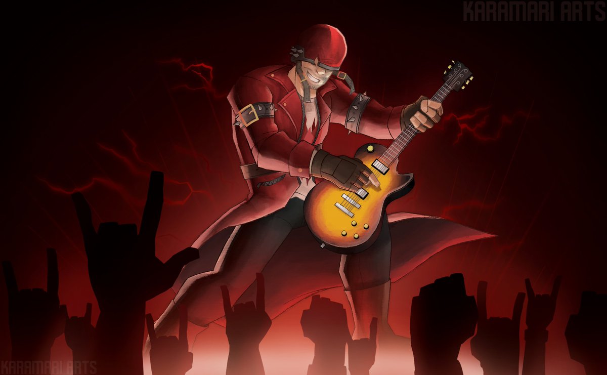 KaramariArts's tweet image. ⚡️Buffin&apos; Blitz!🎸 #TC2 #TypicalColors2