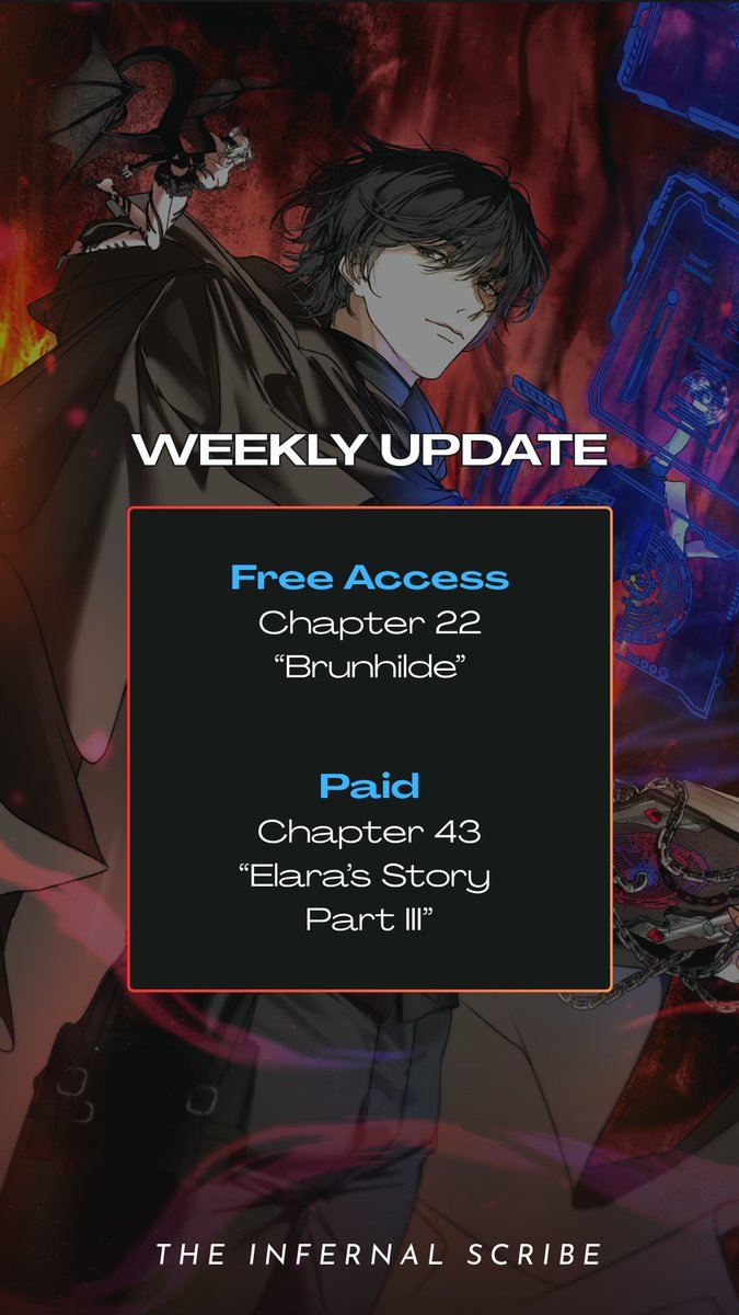 pckwrites's tweet photo. Check out Infernal Scribe on Tapas! https://t.co/AfbXObn5G0