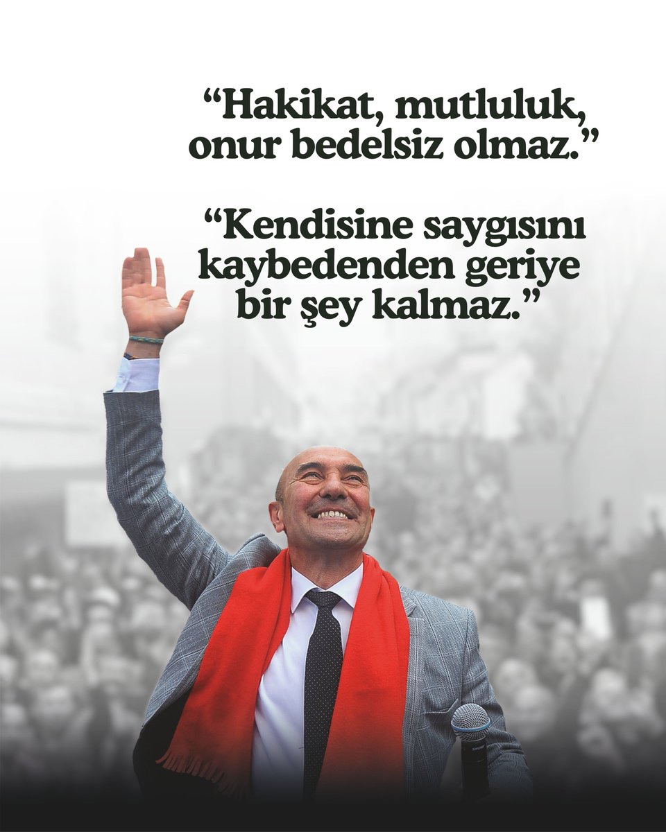 Hayatım boyunca iyi insanların siyasette olmasını savundum.
“Şikayet ettiklerinizin, şikayet ettikleriniz tarafından değiştirilmesini beklemeyin. Siyasete girin, onları ancak siyasetle siz değiştirebilirsiniz.” dedim.

Bu vesileyle iyi insanlara seslenmek istiyorum:
Evet, mutlaka