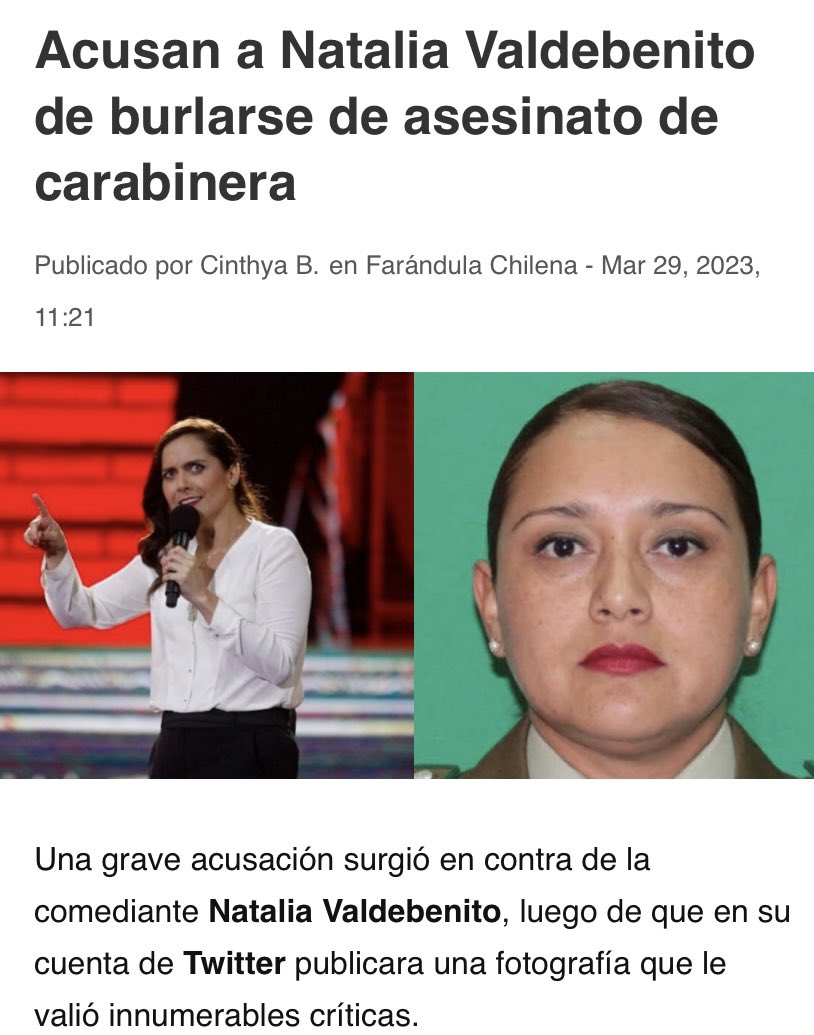 PATRIOTACHILE__'s tweet image. Solo un desquiciado lleno de odio puede gastar dinero en ir a ver un show de esta lacra que se ríe de una carabinera muerta o los mineros fallecidos… ni un peso mas para esta basura de mierda

#Mineros Cata Pulido Natalia Valdebenito Villouta Sammis Reyes #VamosLaU Kast Boric