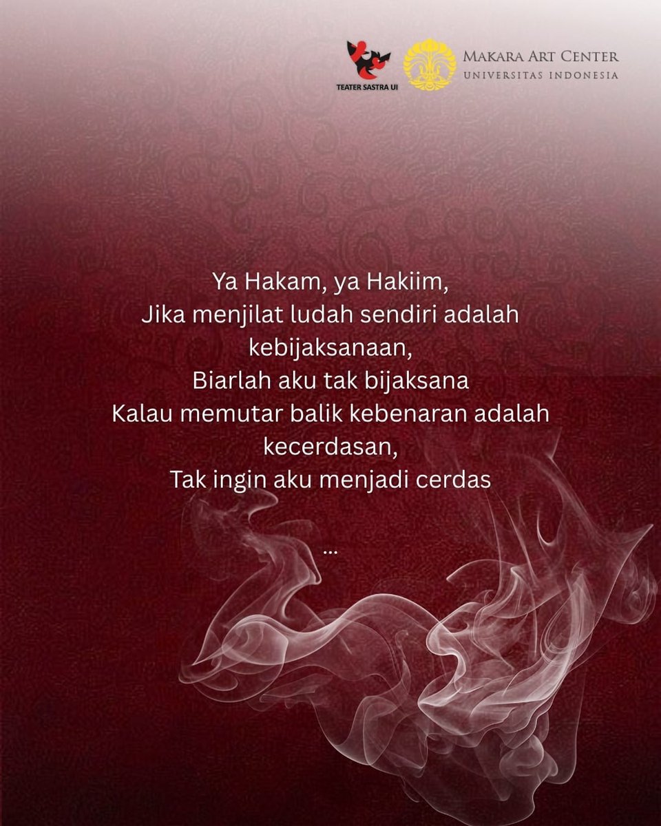 Teater Sastra UI tweet media