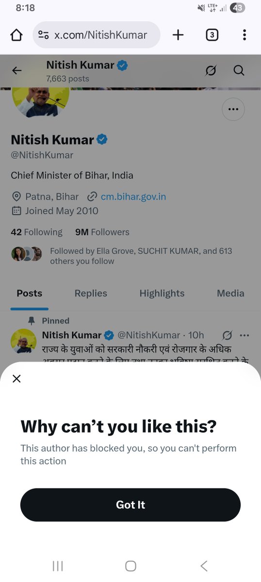 bkumar1242's tweet image. @NitishKumar
 
@samrat4bjp
@bitsa @bitsabhagalpur
 #bpsm #rtpsbihar #serviceplus
 
@officecmbihar
 संविदा कर्मियों को संविदा का दंश से प्रतिदिन घुट घुट कर जीने से अच्छा होता कि जलियांवाला वाला कांड दोहरा कर संविदा के दंश से मुक्त कर दिया जाता