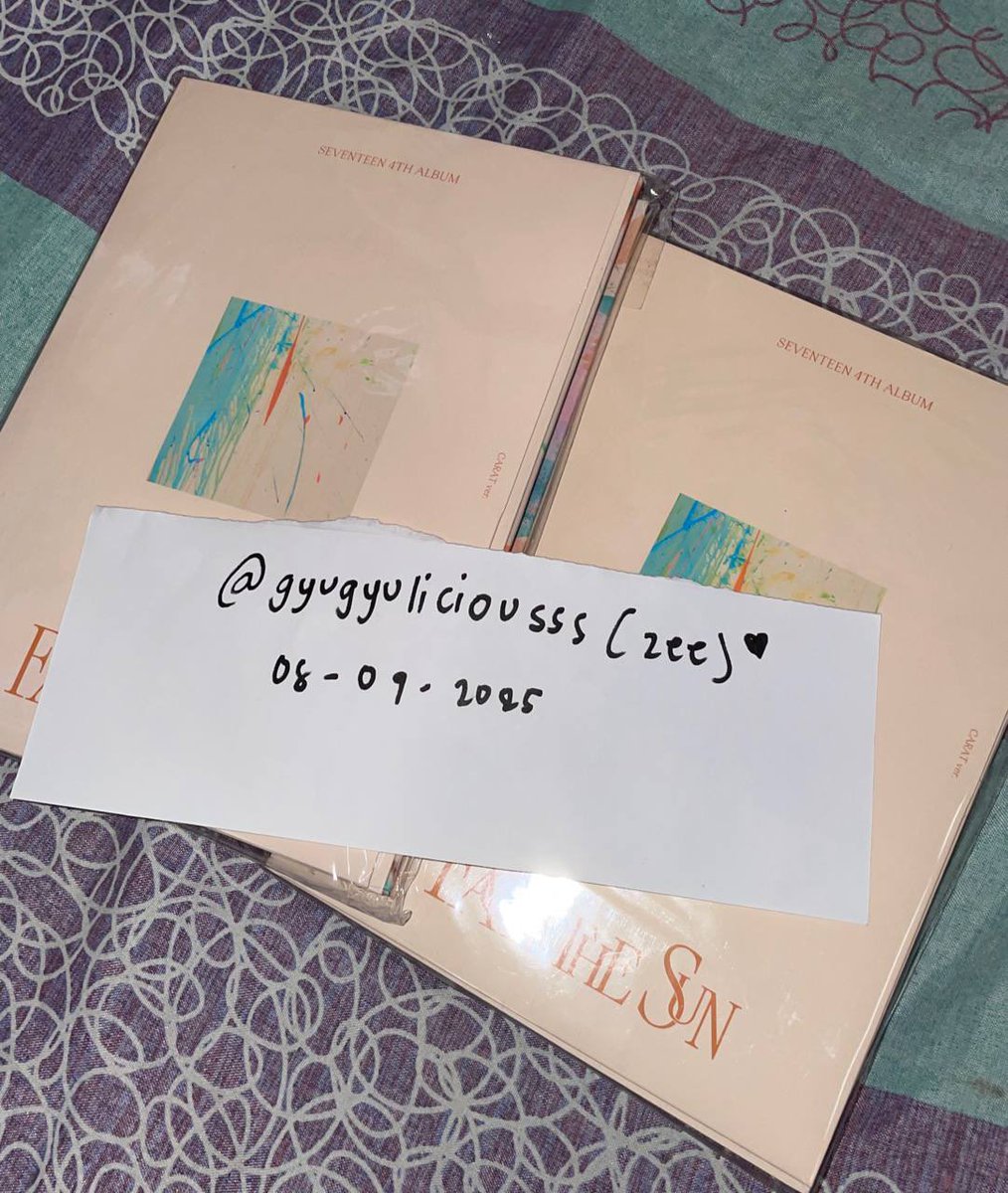 zee⋆˚✿˖° (@gyugyuliciousss) on Twitter photo face the sun random sealed albums~ 2 winners! (onhand) 
— like & rt
— reply anything
x impatient ! willing to shoulder fees
ends anytime🤍 face the sun random sealed albums~ 2 winners! (onhand) 
— like & rt
— reply anything
x impatient ! willing to shoulder fees
ends anytime🤍