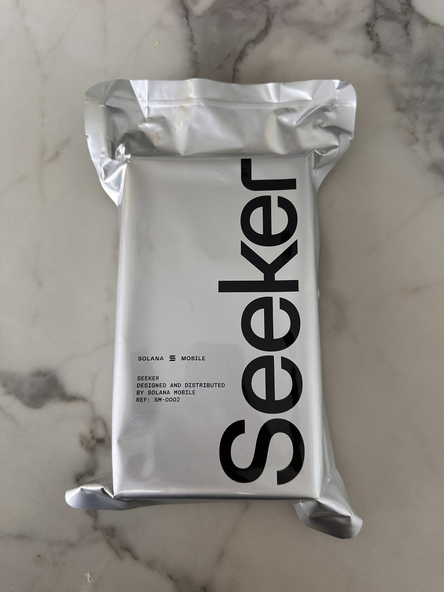 Ekoselizebra's tweet photo. Just received after 2 years. Excited to experience this and have some airdrops 😎
@solanamobile https://t.co/oO95LhPkMf
