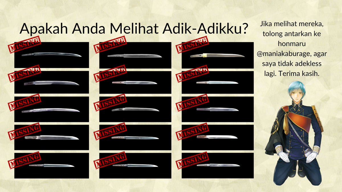 Mohon bantuannya untuk menyebarkan poster ini.