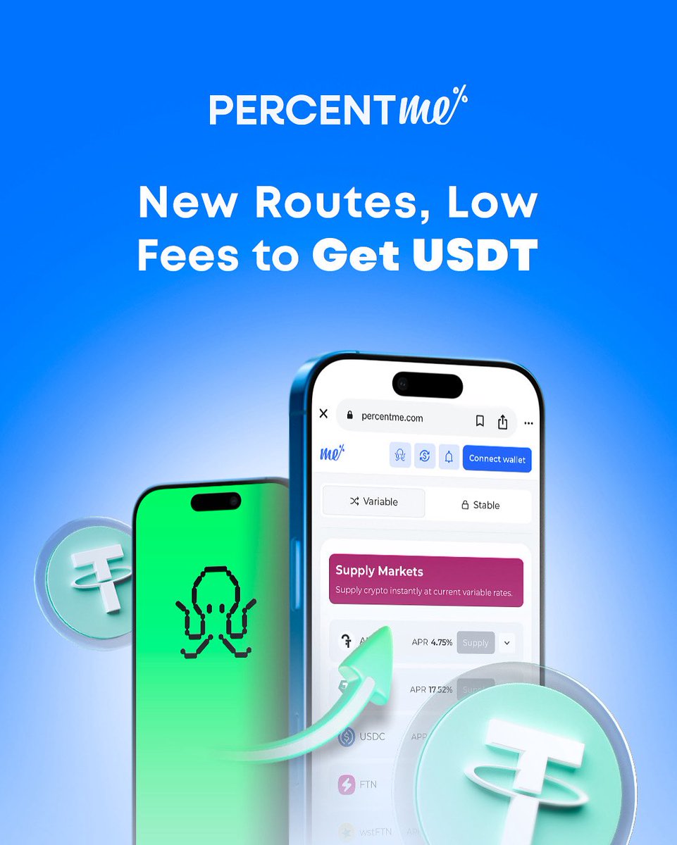 🔄Get your assets where they work for you. Use Symbiosis to bridge your USDT to Bahamut with minimal fees.

#PercentMe #Bahamut
