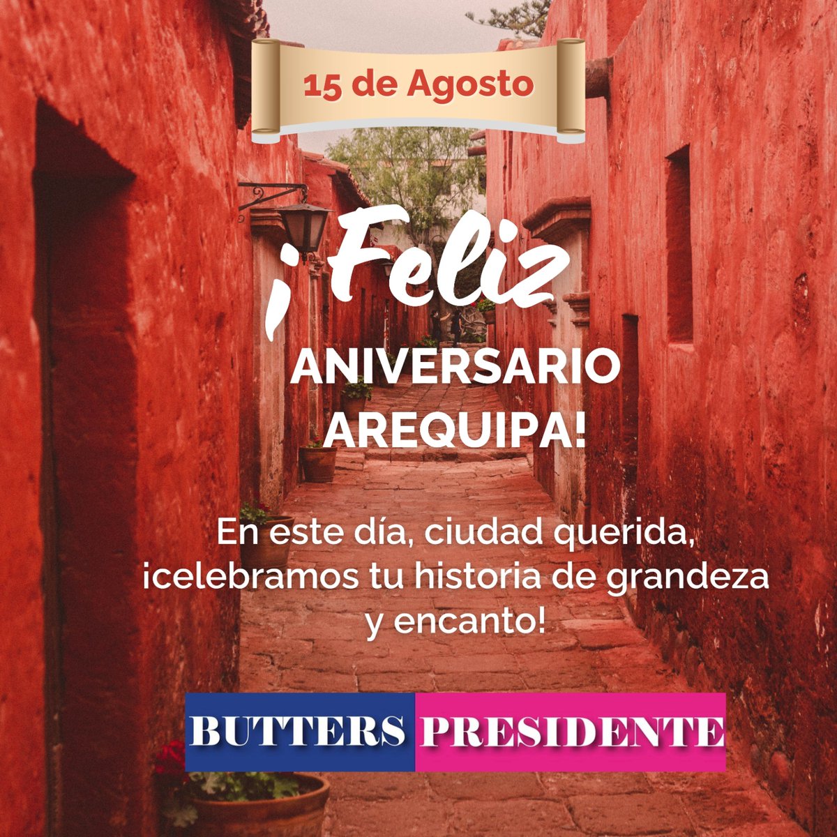 FPD_Peru's tweet photo. La Ciudad Blanca está de fiesta ¡Feliz Aniversario a todos los hijos del volcán! 🇵🇪🙌 https://t.co/gwohICOcBm