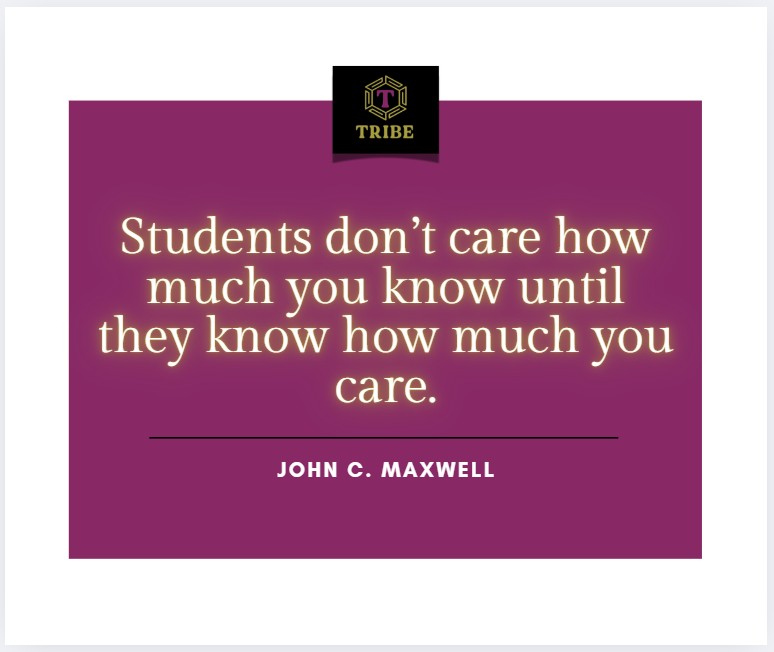 Ms_CDWilliams's tweet image. Before students can learn from you, they need to feel seen, valued, and cared for. Relationships are the foundation for growth.💙Build relationships first! The learning will follow. 
#BuildTheBond #TeachingWithHeart #1TRIBE
#StudentFirst #ProfessionalDevelopment #TeacherTraining