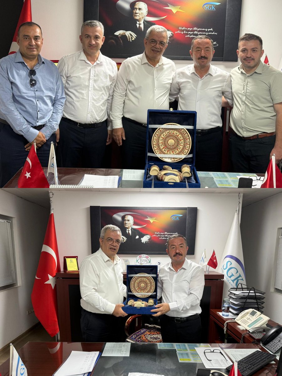 aokcu18's tweet photo. Ostim SGM Merkez Müdürü olarak atanan Tuncay Doğan müdürüme hayırlı olsun ziyaretinde bulunduk. Rabbim hayırlı hizmetler nasip etsin inşallah https://t.co/nuY1OZbxuk