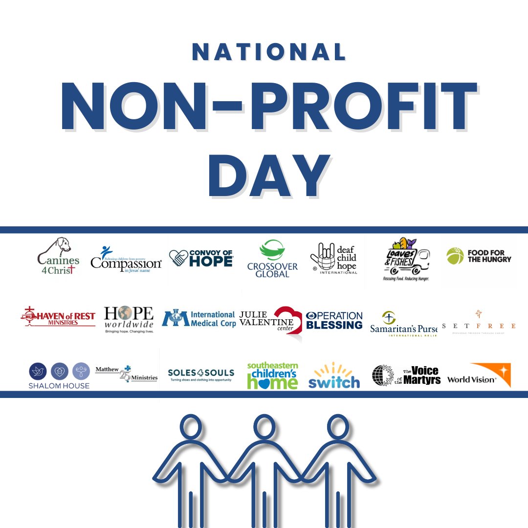 Happy early National Nonprofit Day to our supported charities above and beyond; we appreciate you and the wonderful impact you inspire!

#NationalNonprofitDay #Giveback #WorkCulture