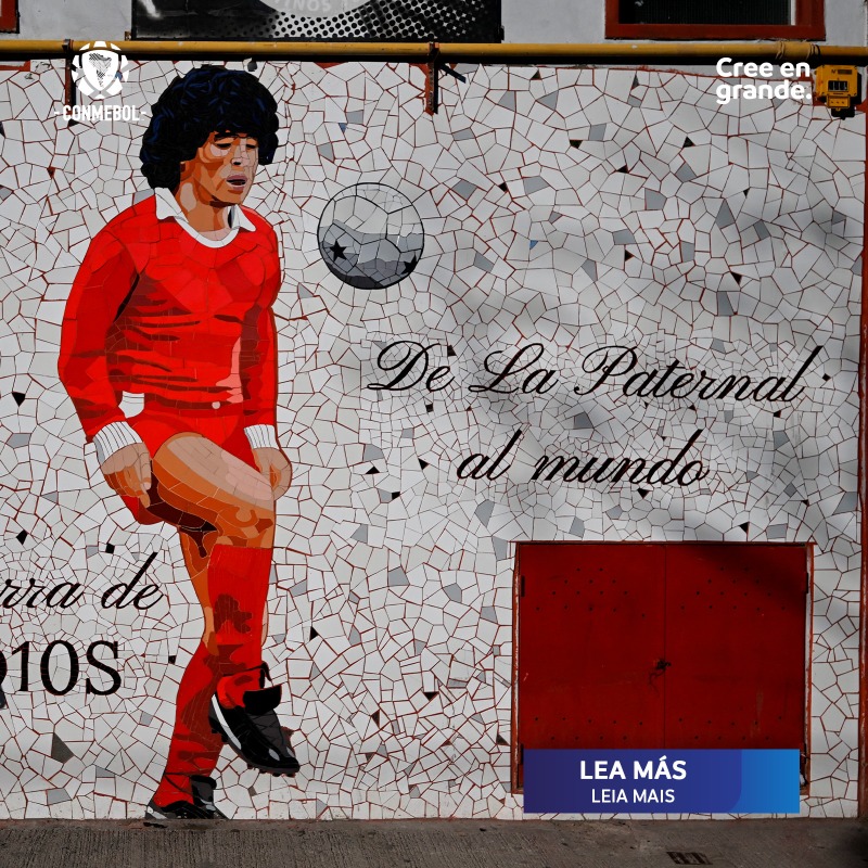 CONMEBOL's tweet photo. Cuna de leyendas como Maradona, Riquelme o Redondo, y campeón de la @Libertadores, @AAAJoficial celebra un nuevo aniversario.

Aquí, un capítulo de su gran historia ⬇️✍️

#CreeEnGrande
