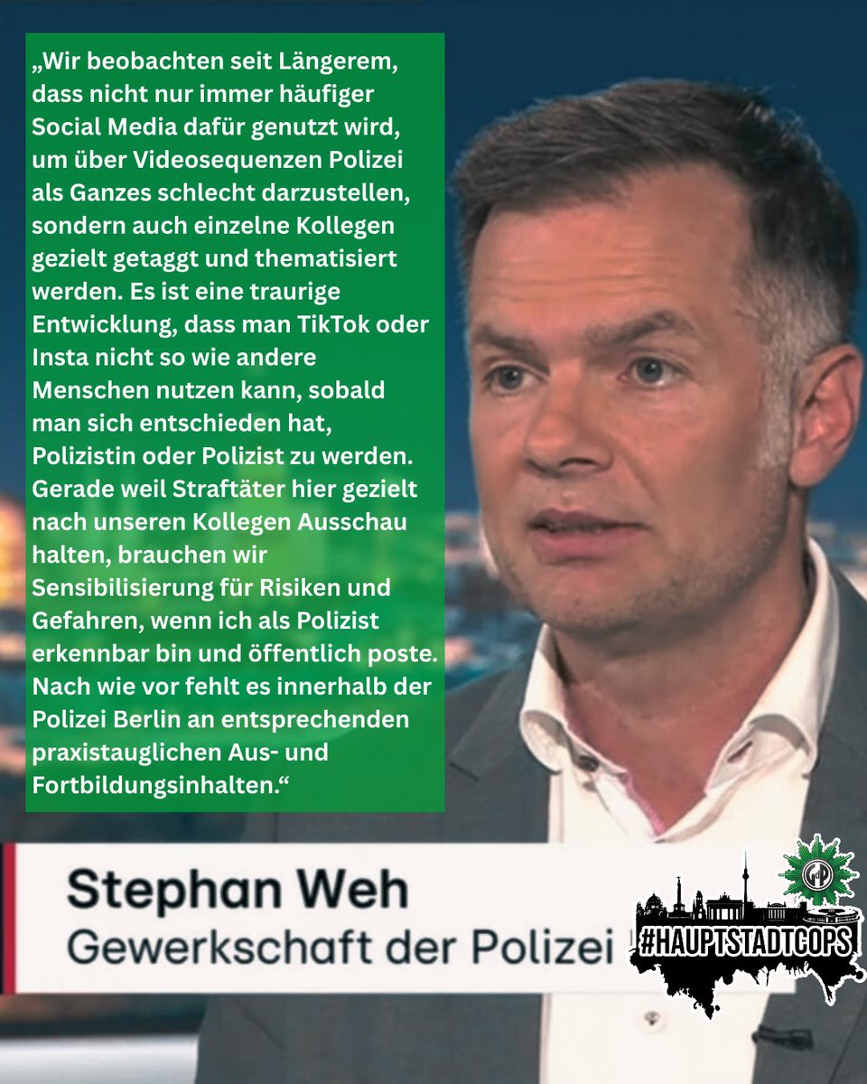 GdP Berlin (@gdphauptstadt) on Twitter photo „Gehört zum Programm der pro-pali-Szene, dass Kollegen Handys direkt vor die Nase gehalten und mit solchen Aktionen in den sozialen Medien gefährdet werden. Das ist verbale Brandstiftung und ein Diffamieren von Polizisten“ GdP-Chef Weh via <a href="/Tagesspiegel/">Tagesspiegel</a> t1p.de/yaid2 „Gehört zum Programm der pro-pali-Szene, dass Kollegen Handys direkt vor die Nase gehalten und mit solchen Aktionen in den sozialen Medien gefährdet werden. Das ist verbale Brandstiftung und ein Diffamieren von Polizisten“ GdP-Chef Weh via <a href="/Tagesspiegel/">Tagesspiegel</a> t1p.de/yaid2