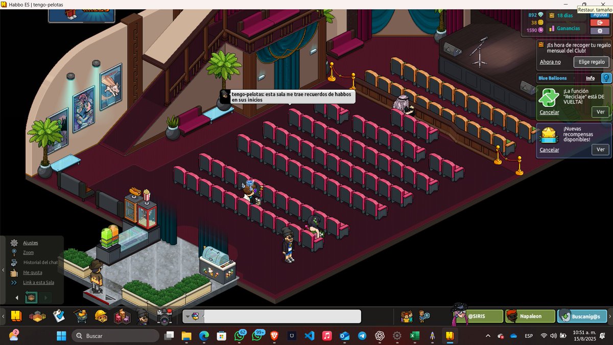 Esta sala me trae recuerdos de cuando empecé en Habbo. Momentos únicos y amigos para toda la vida. 
#Habbo25