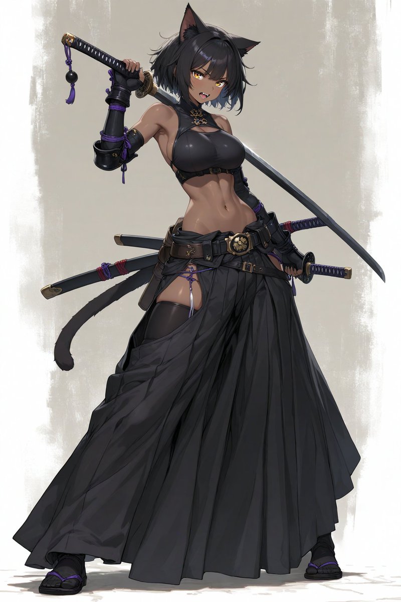 okomechan991's tweet image. 【漆黒刀】