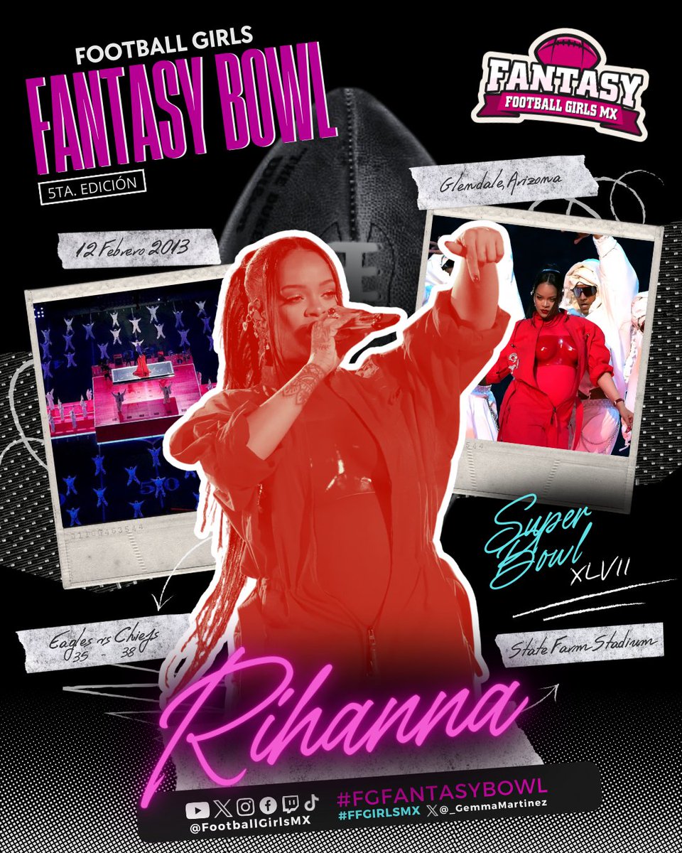 Posiciones draft #FGFantasyBowl
División Rihanna 🎤💜🏈

1.01 <a href="/danyherreara/">Dany</a>
1.02 <a href="/AnaPolar13/">Ana Polar</a>
1.03 <a href="/itsmarianamr/">𝕄𝕒𝕣𝕚𝕒𝕟𝕒 💥</a>
1.04 <a href="/LiLyAnRoXeL/">Kim Lily</a>
1.05 <a href="/cecyp3/">Elphie</a>
1.06 <a href="/leticervantes92/">Leticia Cervantes</a>
1.07 <a href="/LauraC10/">Laura C. #ThankYouCena</a>
1.08 <a href="/joan_guti9/">joujoujou</a>
1.09 <a href="/AstridSchulteH/">Astrid Hernandez</a>
1.10 <a href="/Lau_Baranda/">Lau Baranda</a>
1.11 <a href="/MontseCenturion/">Montse Centurion</a>
1.12 <a href="/ValkiriadHierro/">Valkiria de Hierro</a>