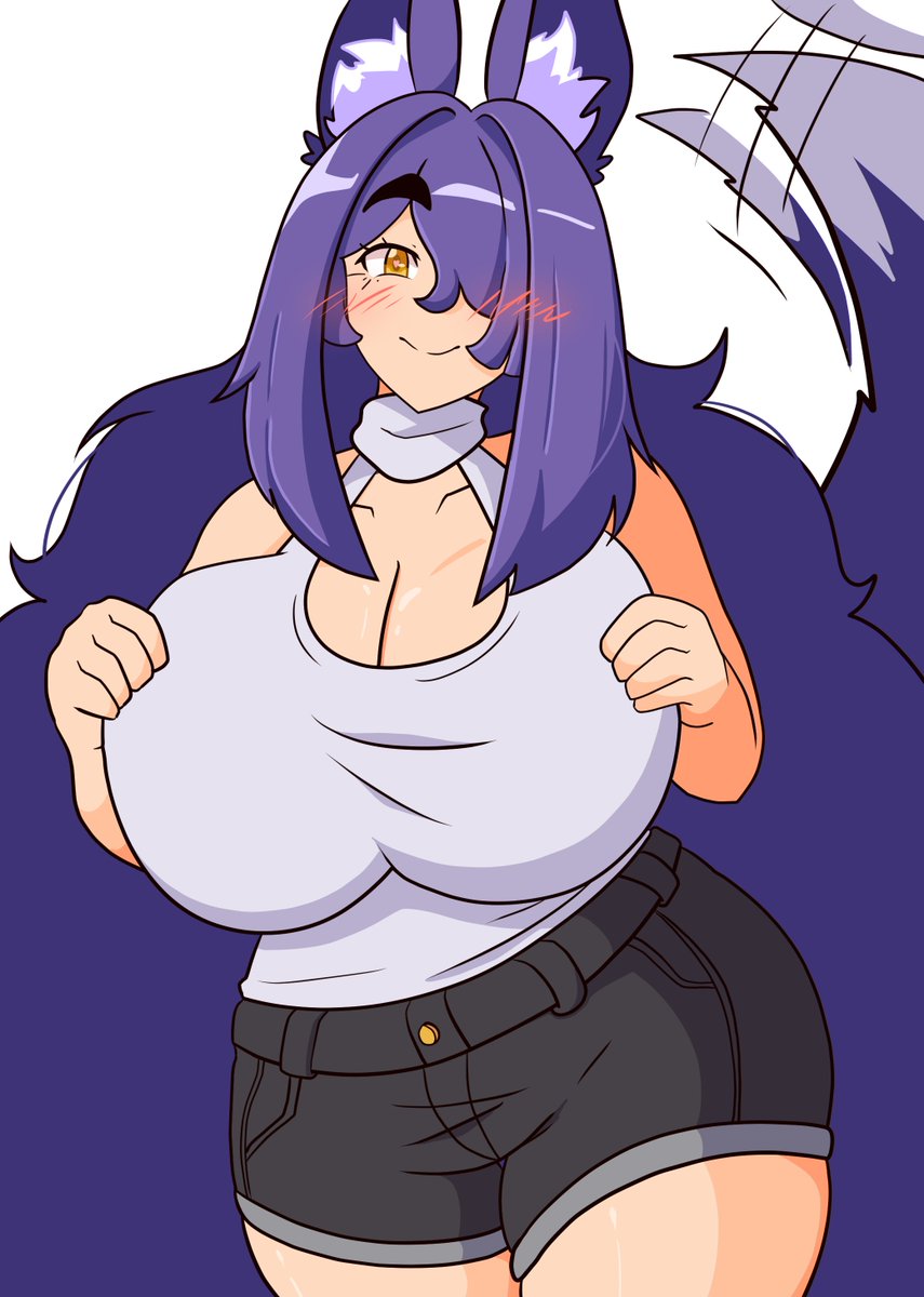 A wild purple fox appeared! 🟪🦊