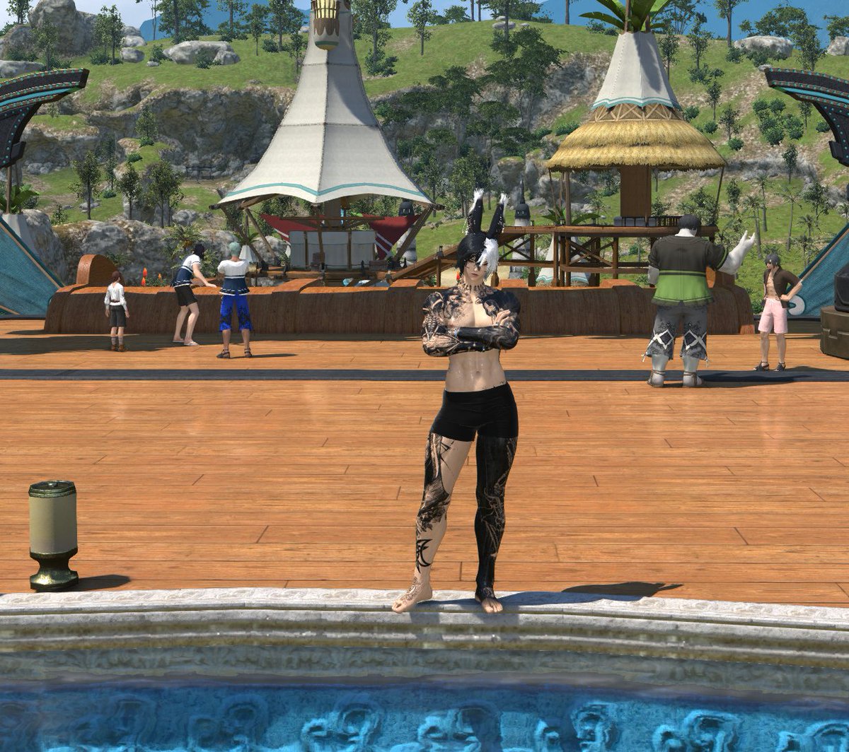 Listen dont blame me cuz i like them waterslides! But im back in the bash since its still on going..