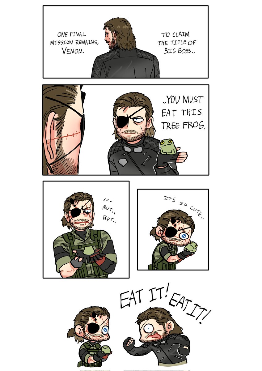 Bc someday he feeds on a tree frog