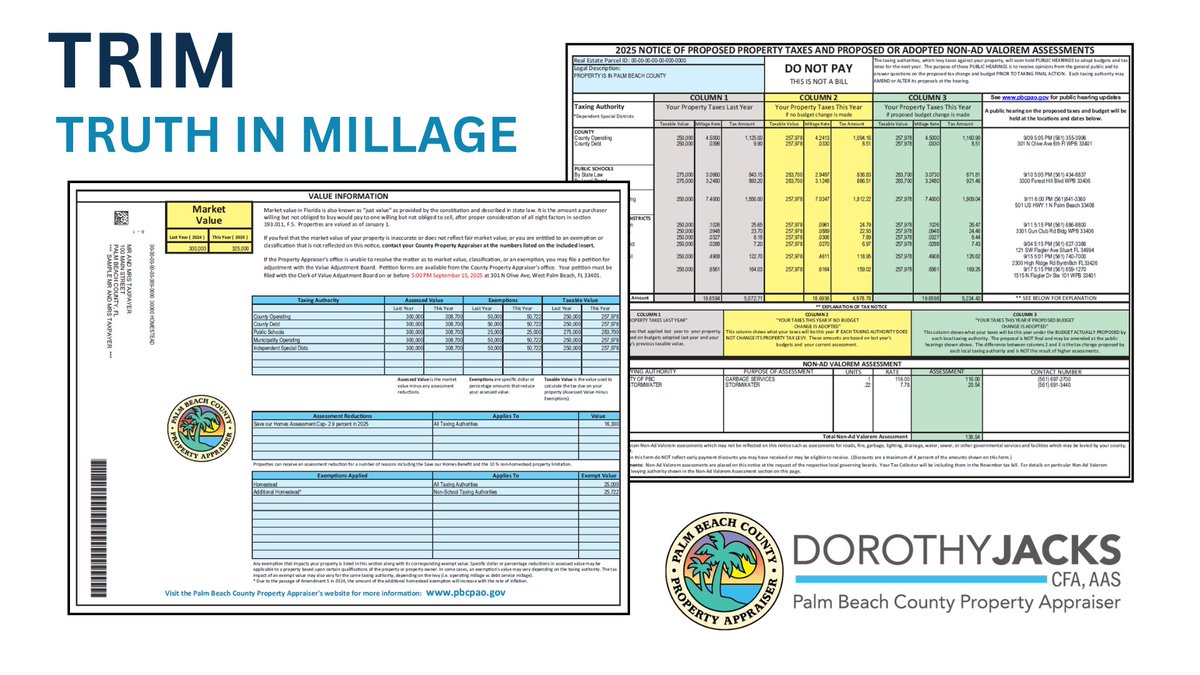Next week, be on the lookout for your 2025 Notice of Proposed Property Taxes and Assessments. They will be mailed on Thursday, August 21, 2025. And remember it's not a bill, but rather an estimate of your taxes based on the proposed tax rates, your property value and exemptions.