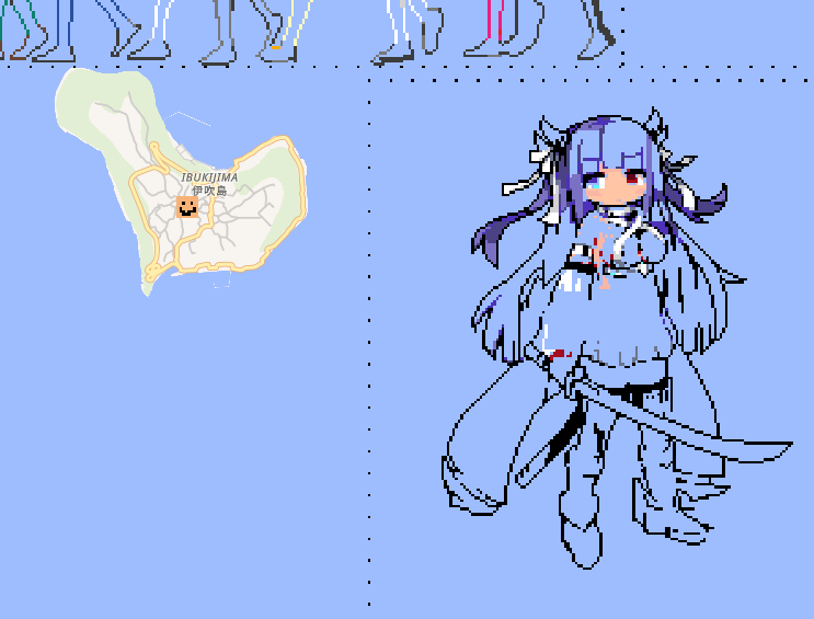 長門(アズールレーン) 「Wplaceで見るアズレン」|せん(SENN)のイラスト