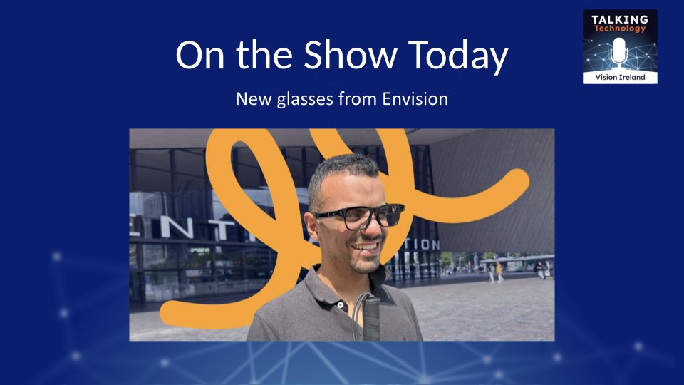 Vision Ireland (@vision_irl) on Twitter photo Want to learn more about the new Ally Solos Glasses from <a href="/LetsEnvision/">Ally by Envision</a>? 
Envision CTO <a href="/meTheKarthik/">Karthik</a> joined us for an extra episode of Talking Technology to tell us all about their new smart wearable. 
Tune in now👇 buzzsprout.com/981793/episode… Want to learn more about the new Ally Solos Glasses from <a href="/LetsEnvision/">Ally by Envision</a>? 
Envision CTO <a href="/meTheKarthik/">Karthik</a> joined us for an extra episode of Talking Technology to tell us all about their new smart wearable. 
Tune in now👇 buzzsprout.com/981793/episode…