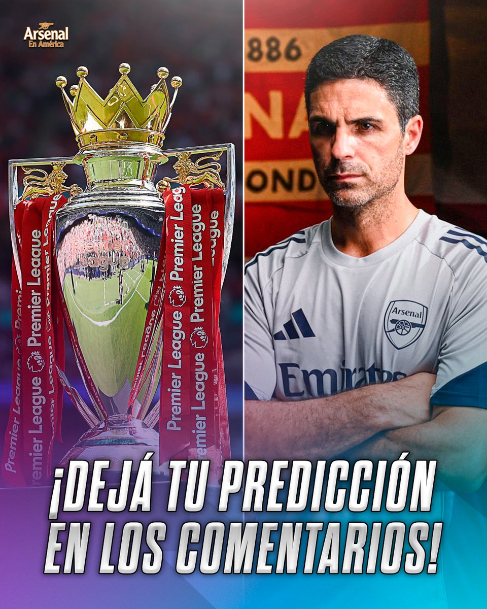 🔥 ¡HOY COMIENZA LA PREMIER LEAGUE! 🔥

⁉️ ¿Quién se anima a tirar sus predicciónes? 👇

🥇 Campeón:
🏆 UCL:
🇪🇺 UEL:
⬇️ Descenso:
⚽️ BdO:
🧤 GdO: