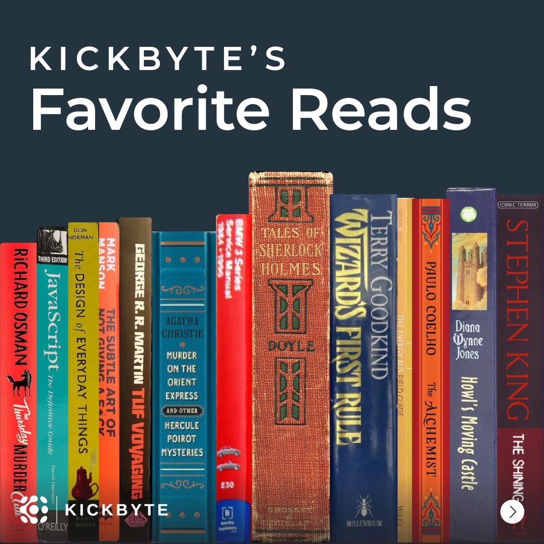 kickbytedigital's tweet image. From crime thrillers to strategy bibles. If it makes us think, it’s on the shelf.
#kickbytedigital #TeamReads #AgencyCulture #SmartBuilds #CreativeTeams #DigitalThinkers