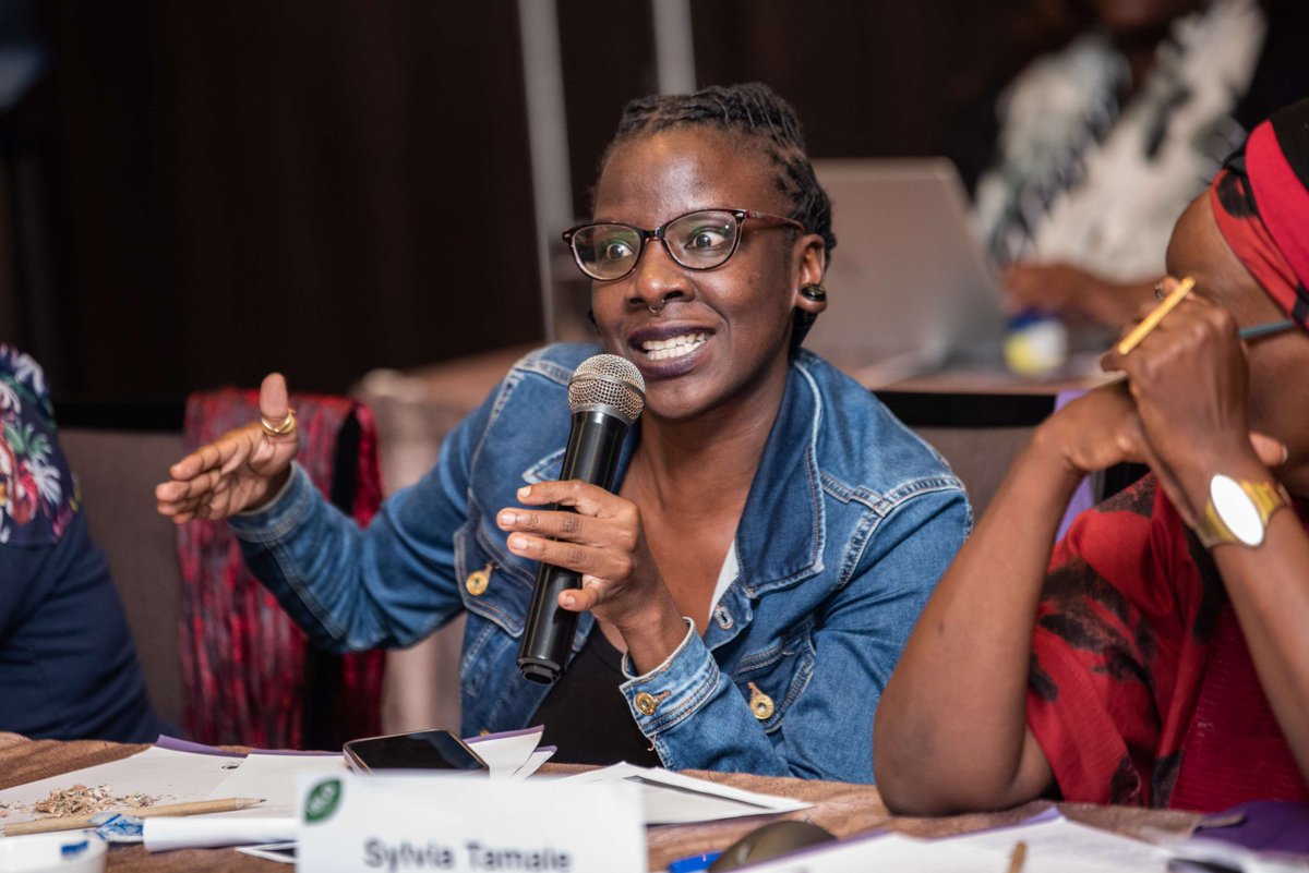ISLAfrica's tweet photo. The first afternoon session focused on imagining a feminist ecosystem for AU engagement, by exploring what AU engagement rooted in feminist values could look like. 

#FeministRoundtable #AfricanUnion #WomensRights #FeministAdvocacy #CEVAWG #AUReforms https://t.co/zvLFZgc2iP