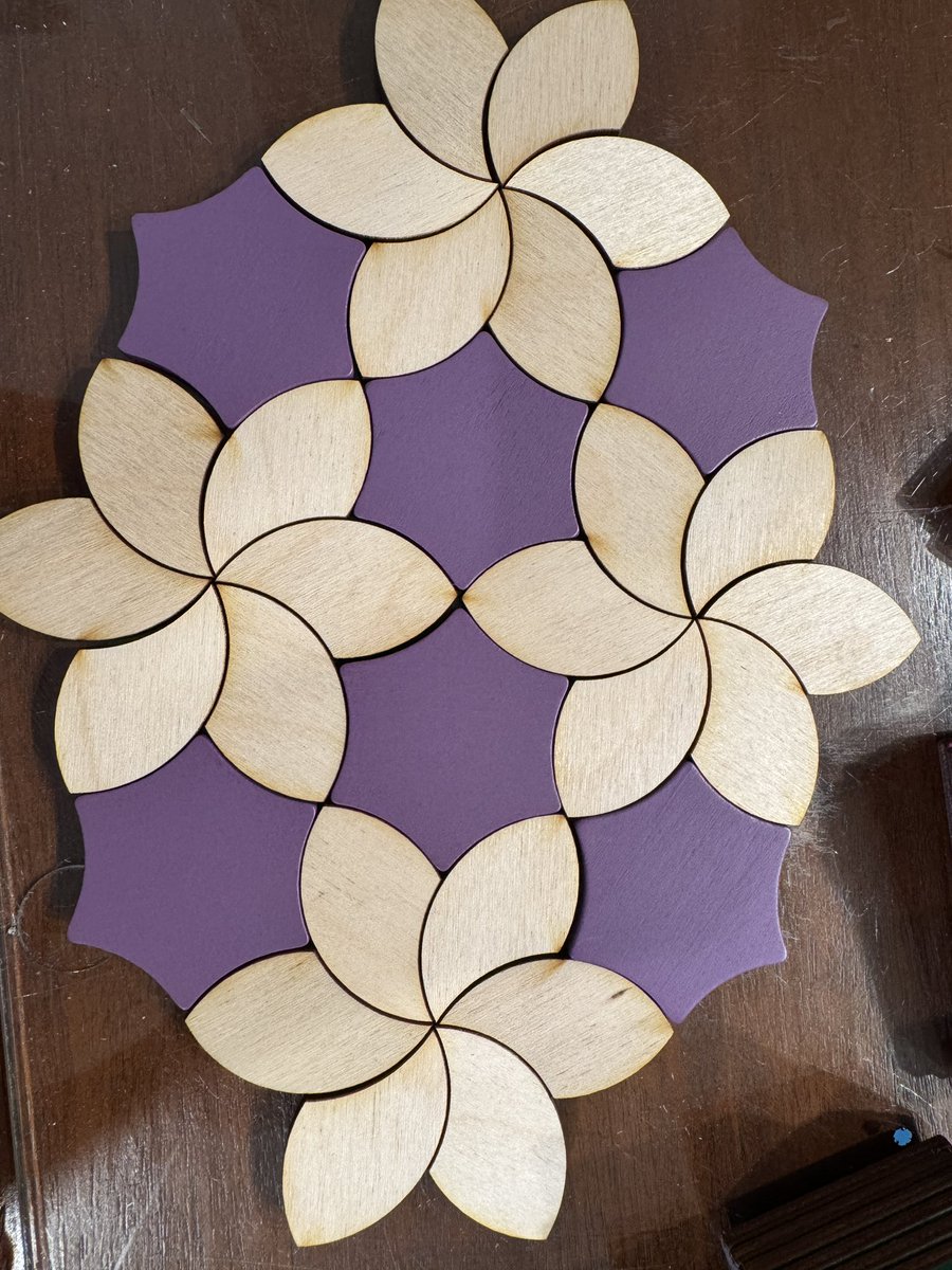 MathHappensOrg's tweet image. Aloha!  This bubble tile “hexagon” and “square pattern.
