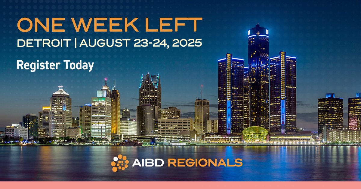 IBDConference's tweet image. ONE WEEK AWAY!
#IBD education is coming to Detroit Aug 23–24
Join local experts for high-impact sessions on Crohn’s, UC, biologics, APP strategies and so much more.
Join: @Marylandibddoc, @SchairerIBDMD, @EdBarnesMD, @DrRiehl, 
Register Today: hubs.ly/Q03CWzrC0
