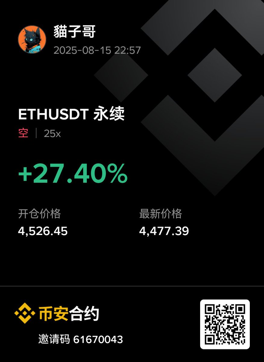 看了下比特币/以太的汇率兑
应该会有个周线级别下跌
所以比特币开多 以太开空
挣个大级别的汇率差
是不是一个不错的选择
如果汇率方向没错的话
后续就可止盈以太 
用利润补仓大饼
也可以同步止盈