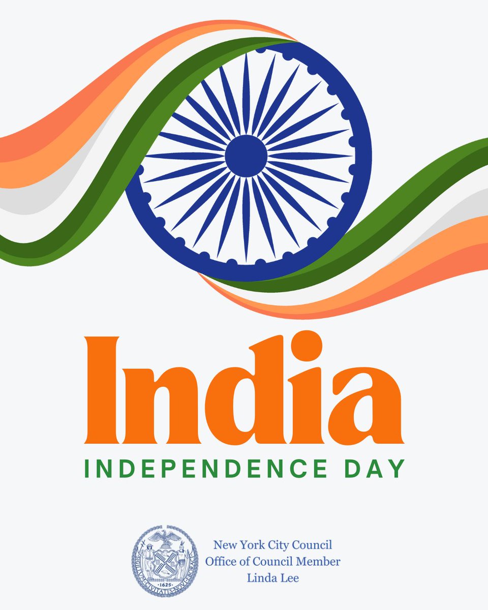 Wishing a joyful and festive Independence Day to the Indian community across our city! Today, we celebrate and honor the rich culture and invaluable contributions of our Indian neighbors.
