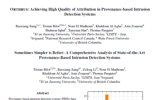 Our two papers are being presented today at USENIX Security.

Paper 1: usenix.org/conference/use…
Paper 2: usenix.org/conference/use…

A big thanks to the two fantastic graduate students Baoxiang and Tristan who are presenting!