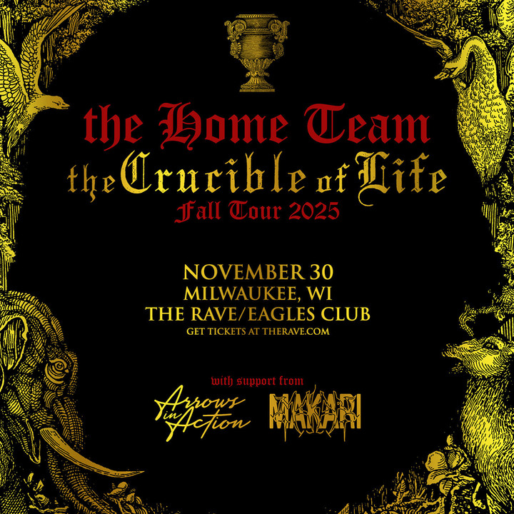 The Rave / Eagles Club (@therave) on Twitter photo ON SALE NOW: Tickets for @thehometeamnw's The Crucible of Life Tour with @arrowsinaction and @makariband are on sale now! Get yours now so you can 'Brag' ๐ซโ therave.com/hometeam ON SALE NOW: Tickets for @thehometeamnw's The Crucible of Life Tour with @arrowsinaction and @makariband are on sale now! Get yours now so you can 'Brag' ๐ซโ therave.com/hometeam