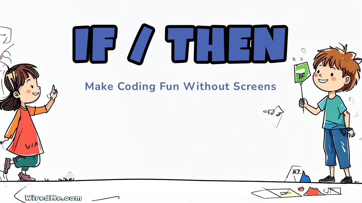 HiWiredMe's tweet image. “IF it’s sunny, THEN go outside. ELSE read a book.”
That’s a conditional. It’s how programs think.
Kids can learn this with just IF/THEN games and some big imagination.
Learn more: wiredme.com/blog/condition…
#WiredMe #UnpluggedCoding #ConditionalsInCoding #HomeschoolSTEM