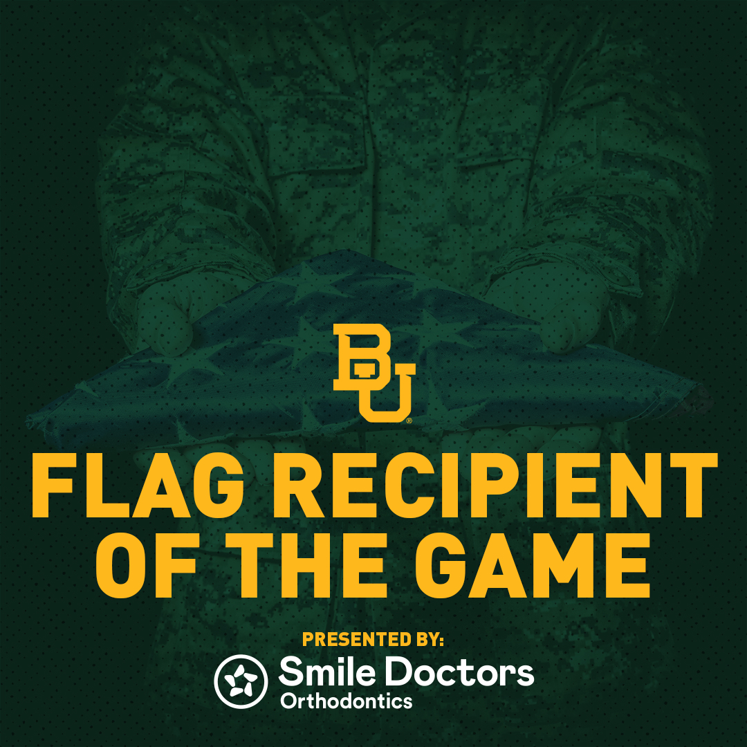 The @bufootball Flag Recipient Program presented by <a href="/smile_doctors/">Smile Doctors - Official</a> returns in 2025! 🇺🇸

The program recognizes an active duty or retired member of the U.S. Armed Forces at each of our home games this season! 🏈

Nominate here &gt;&gt; bit.ly/3Jjm200

#SicEm