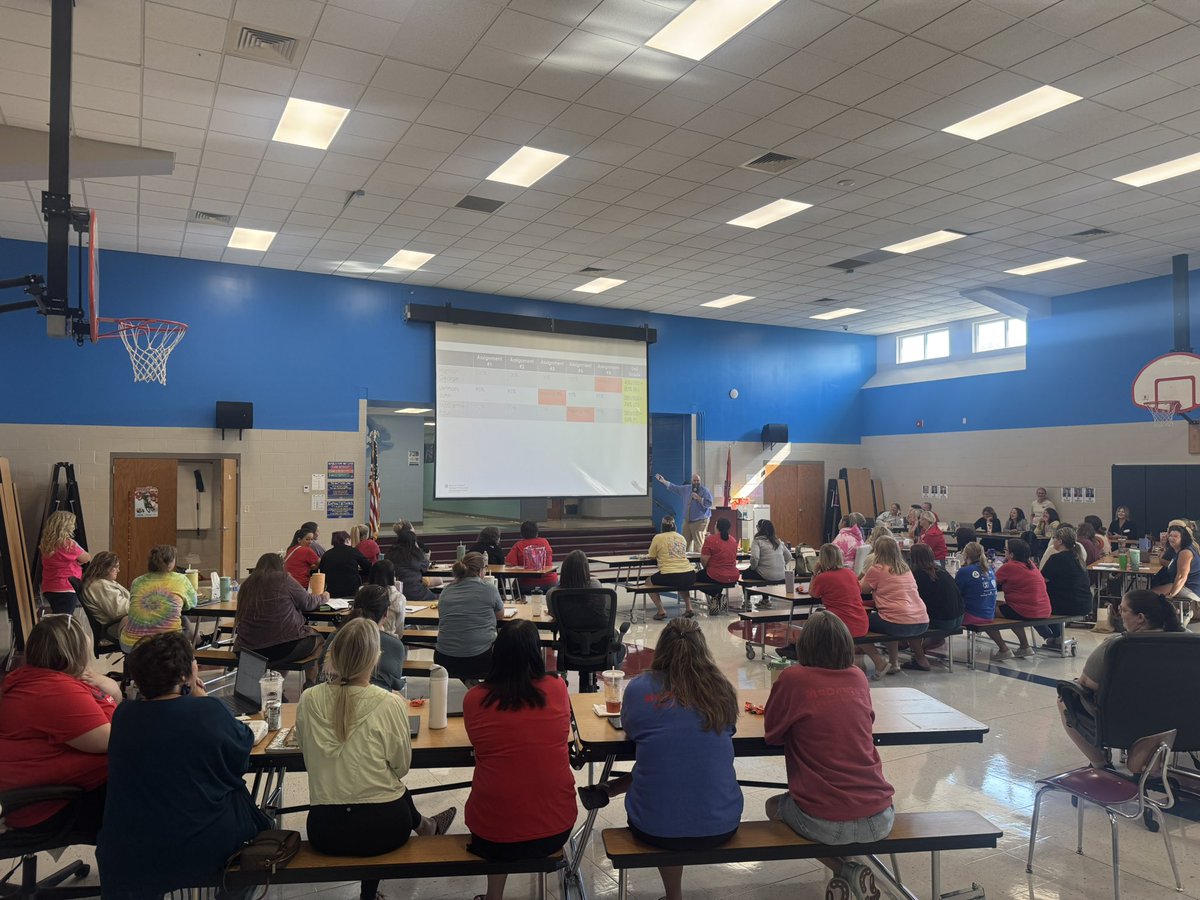 Awesome having Mark in from <a href="/HOMRPDC/">Heart of MO RPDC</a> to help with Standards Based Grading work!