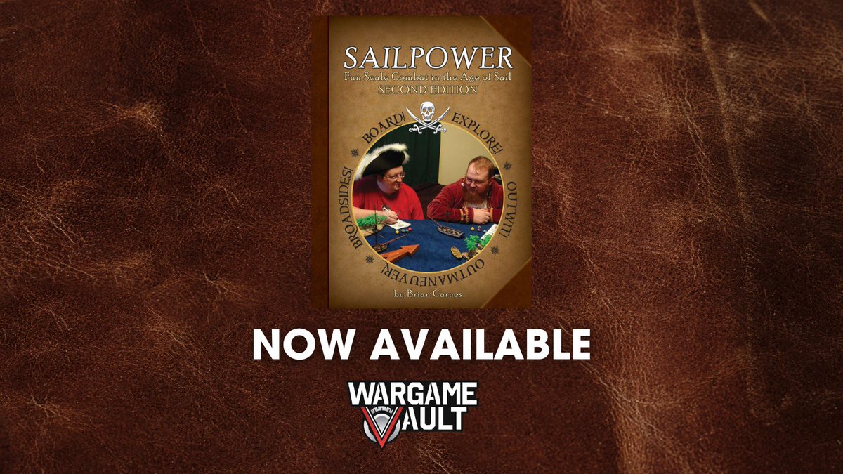 WarGameVault (@wargamevault) on Twitter photo Sailpower 2.0 is available now from Sea Dog Game Studios.
Get it here: tinyurl.com/bdfujrsx
Recreate the High Adventure and Glory of The Age of Sail! Sailpower 2.0 is available now from Sea Dog Game Studios.
Get it here: tinyurl.com/bdfujrsx
Recreate the High Adventure and Glory of The Age of Sail!