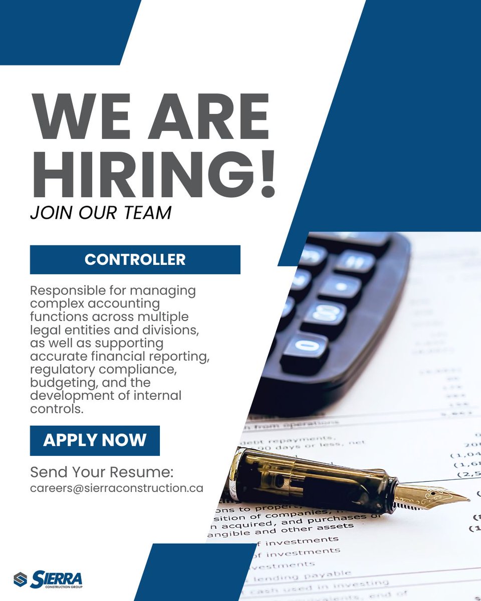 We’re looking for a detail-oriented Controller to join our Finance team!💼📊🧾 
In this role, you’ll take a hands-on approach to managing our financial operations, and provide valuable financial insight to help drive our business forward. buff.ly/O8CbAsa