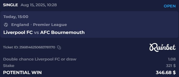 Not expecting Liverpool to lose against AFC Bournemouth after spending all those millions,they are winning this for sure