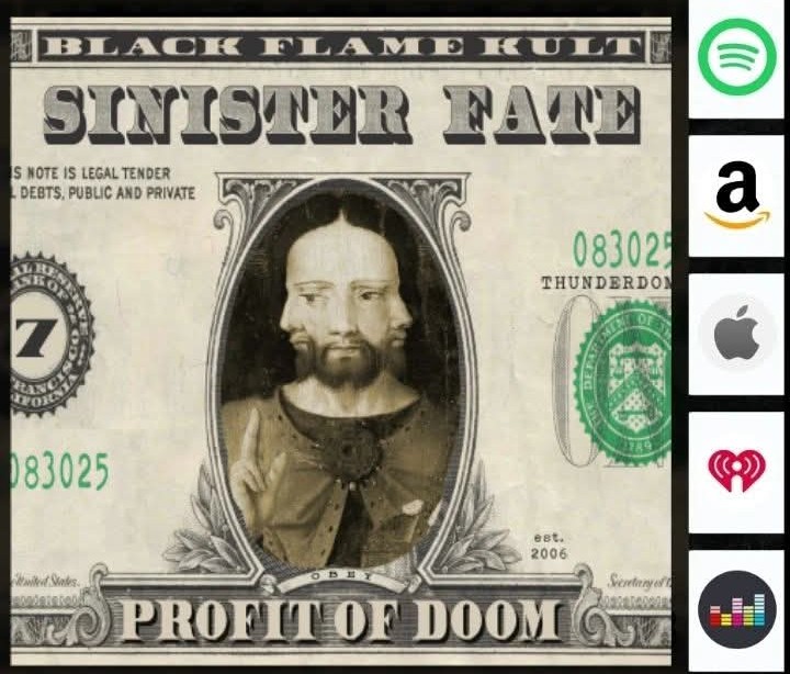 🔥 Message For The Kult 🔥

3 WEEKS AWAY!

Pre-order our NEW album "Profit Of Doom" and get a bonus!! Our cover of Filter's "Hey Man Nice Shot" NOW!! 

sinisterfate.bandcamp.com/album/profit-o…

#sinisterfate #2ndcitysinners
#chicagohorror #churchofsatan
#darkarts #bornagainsinners
#blackflamekult