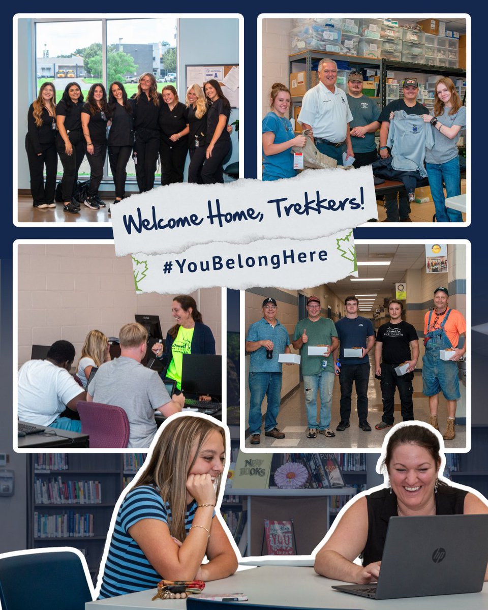 And we’re off! Fall 2025 is officially rolling. We're loving seeing fresh faces and catching up with familiar ones as campus comes alive again. Welcome home, Trekkers!

#YouBelongHere #FallSemester #CommunityCollege #HigherEducation #FirstDayofCollege #LearnGrowDreamBelong