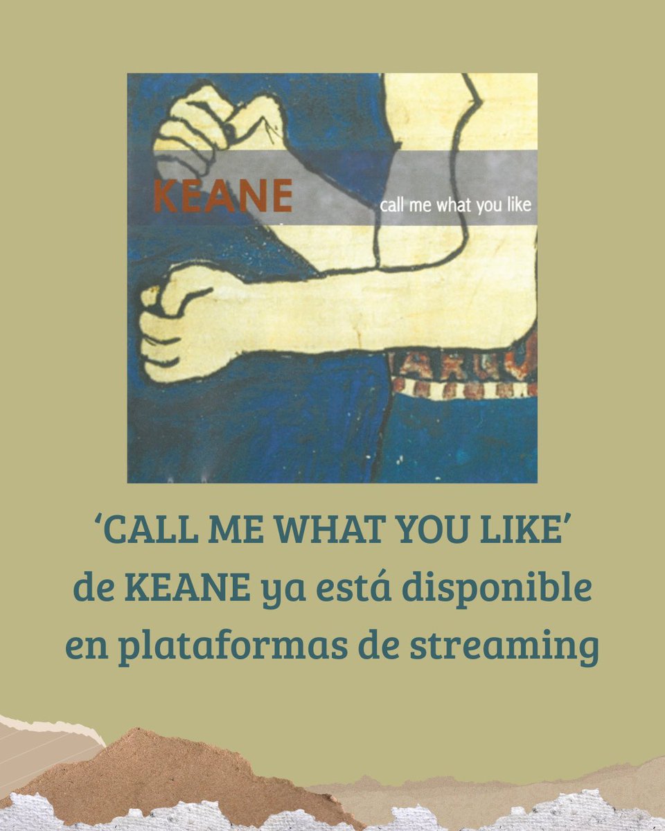 KeanePeru's tweet photo. ¡El single ‘Call Me What You Like’ de @keaneofficial se encuentra finalmente disponible en plataformas de streaming!
.
.
.
#Keane #Keanemusic #CallMeWhatYouLike #DominicScott https://t.co/GBLw0vdvIO